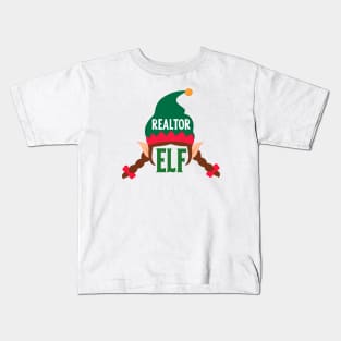 Realtor Elf Girl Kids T-Shirt